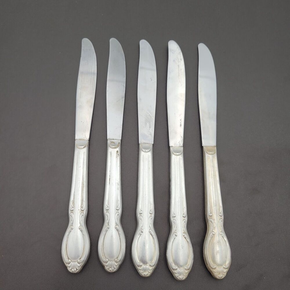 Rogers Bros International Silverplate Set 5 Knives 1959 REFLECTION 1847